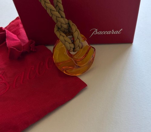 Baccarat coral orange - coral, crystal