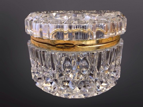 Vintage heavy french crystal - heavy,